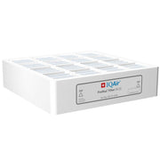 IQAir PreMax Filter F8 (S) Vorfilter, weißer Kasten mit Lamellenstruktur, Gesamtansicht schräg von oben