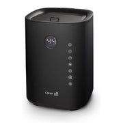 Clean Air Optima Luftbefeuchter in Schwarz mit Touch-Display und Bedienfeld, Frontalansicht