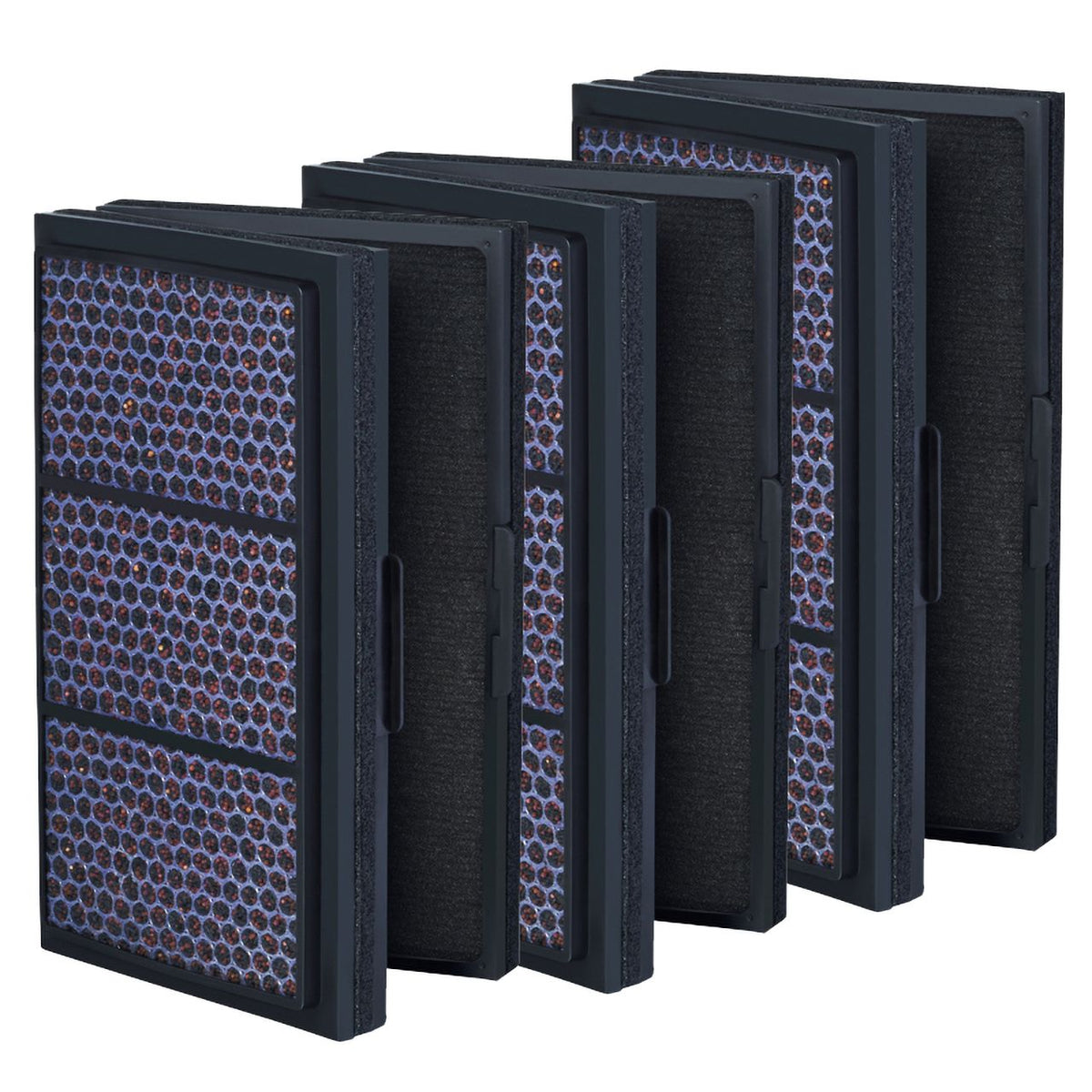Blueair Pro M/L/XL Rauchstoppfilter im 3er-Set, Wabenstruktur mit Aktivkohle, aufgereiht