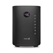 Clean Air Optima CA-604 Smart Luftbefeuchter in Schwarz, Frontalansicht mit Display und Touch-Bedienfeld