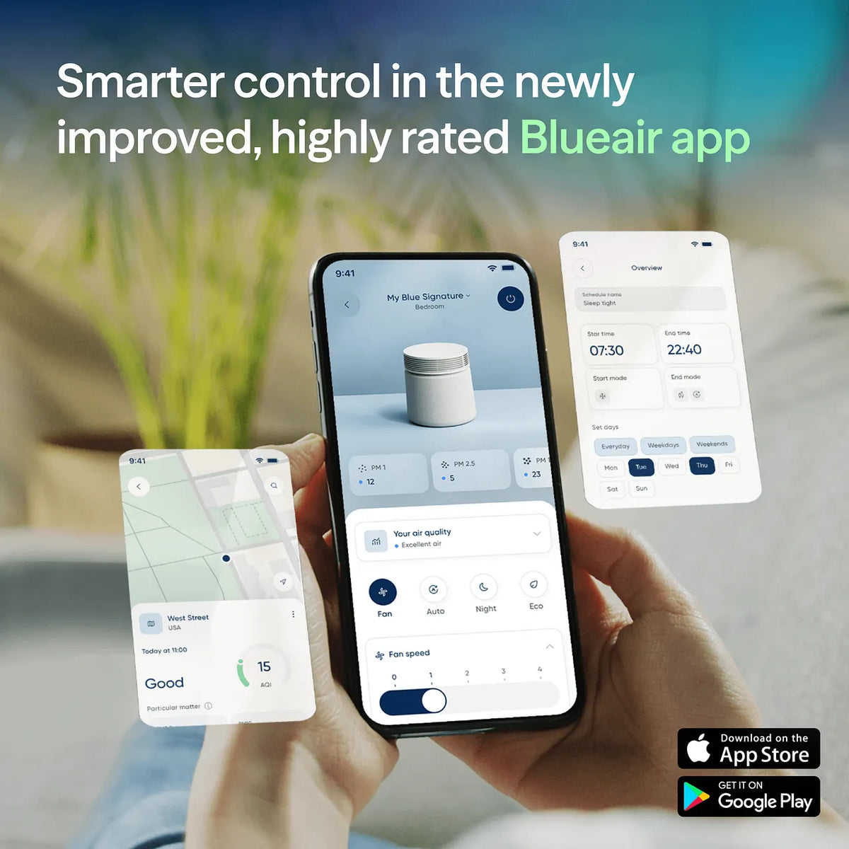Blueair Blue Signature™ SP4i Large Luftreiniger