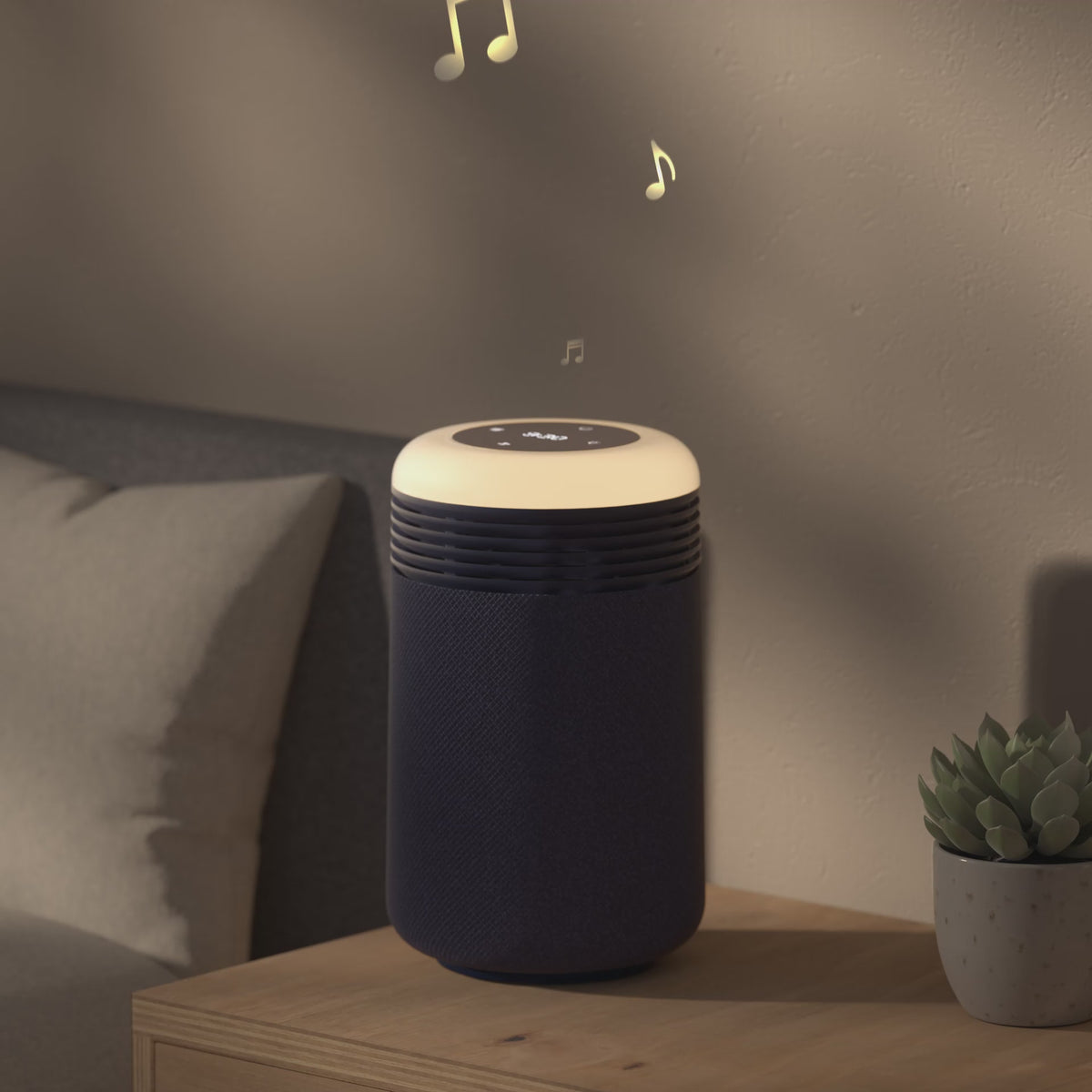 Video laden: Blueair Mini Restful™ Luftreiniger mit integrierten Lichtwecker