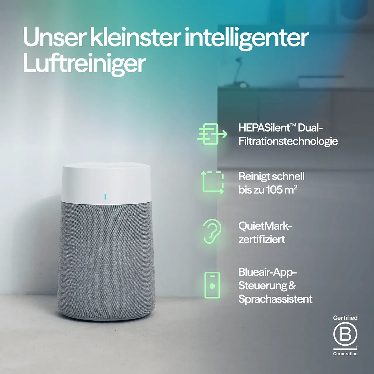 Blueair Blue Max Pure 3150i (511i Max) Luftreiniger